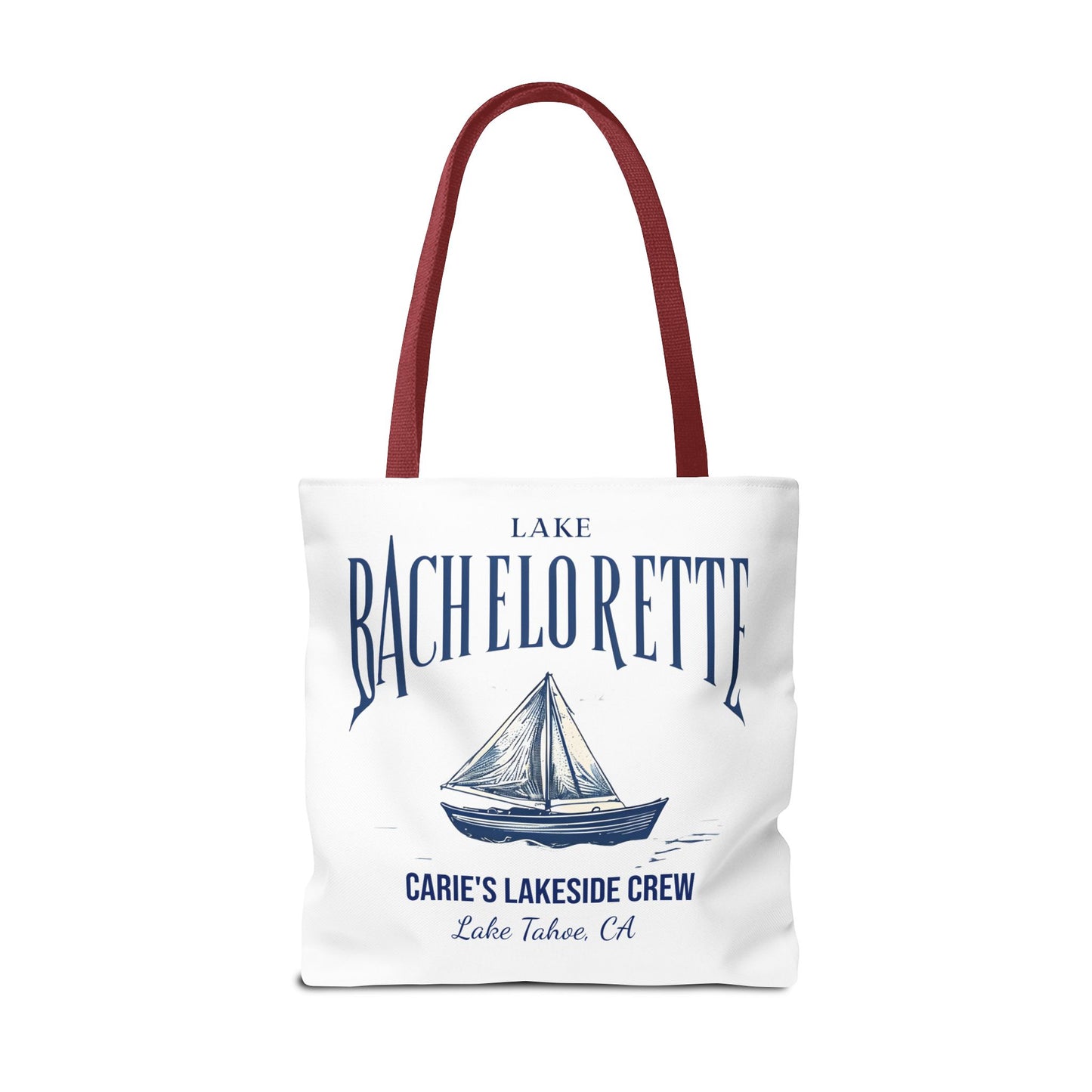 Let's Get Nauti Personalized Tote Bag, Bride Tote Bag, Bridesmaid Tote Bag, Hen Party Favors, Bride Tribe, Lake Bachelorette