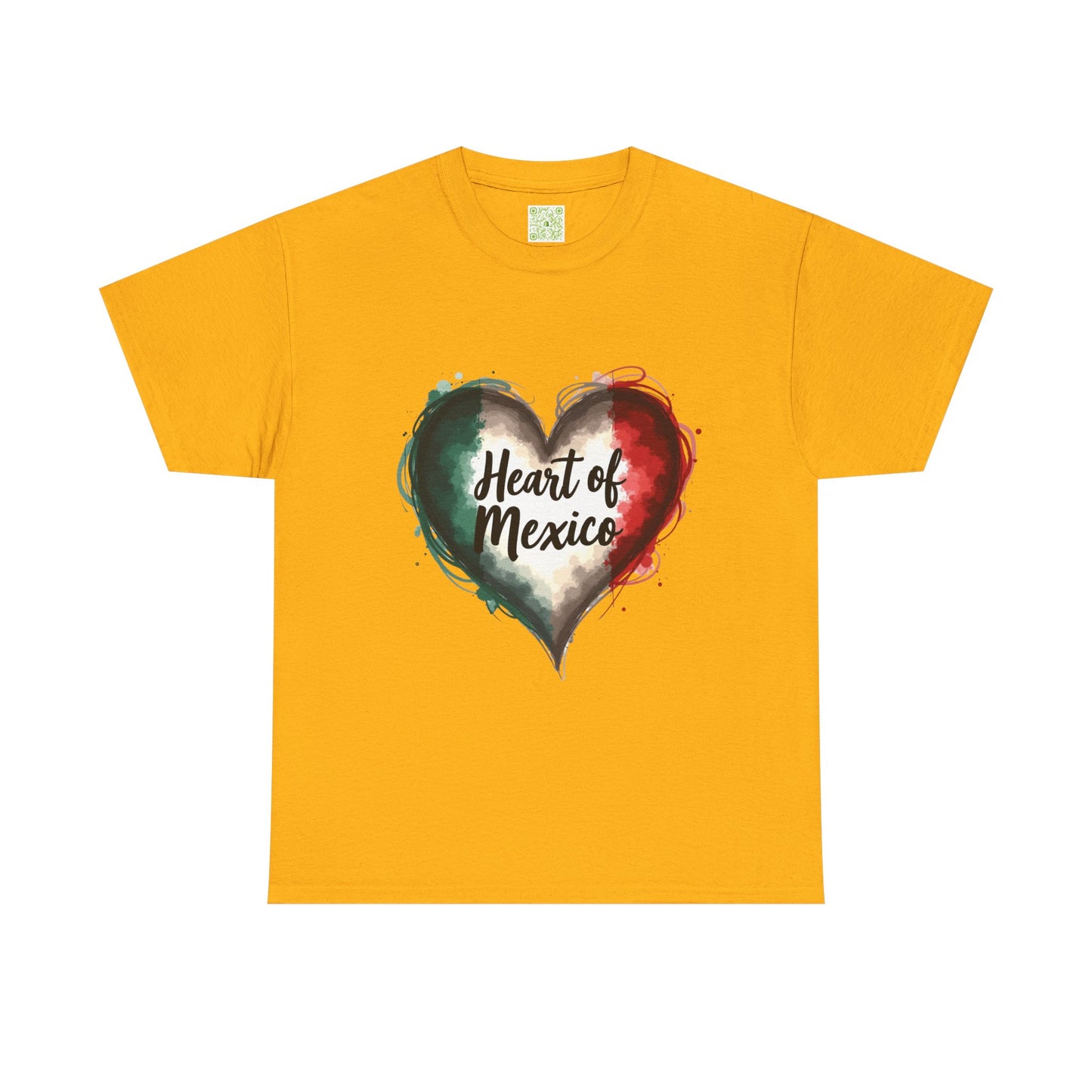 Viva la Vida Heart of Mexico Tee, Unisex Cotton Tee, Celebrate Mexican Heritage, Cinco de Mayo, Gift for Culture Lovers, Mexican Pride Tee