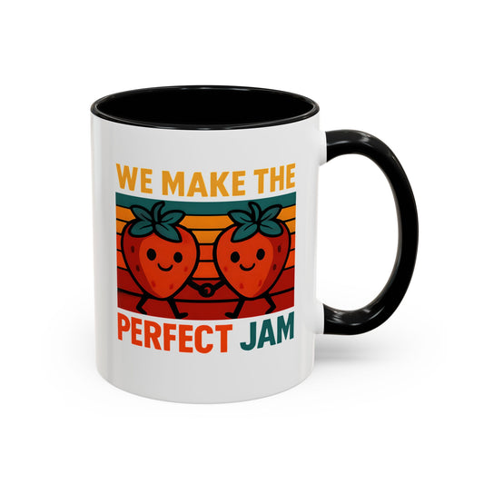 Humorous Strawberry Jam Coffee Mug, Summer Vibes Mug, Strawberry Mug, Food Humor Mug, Hilarious Mug, Gift Idea