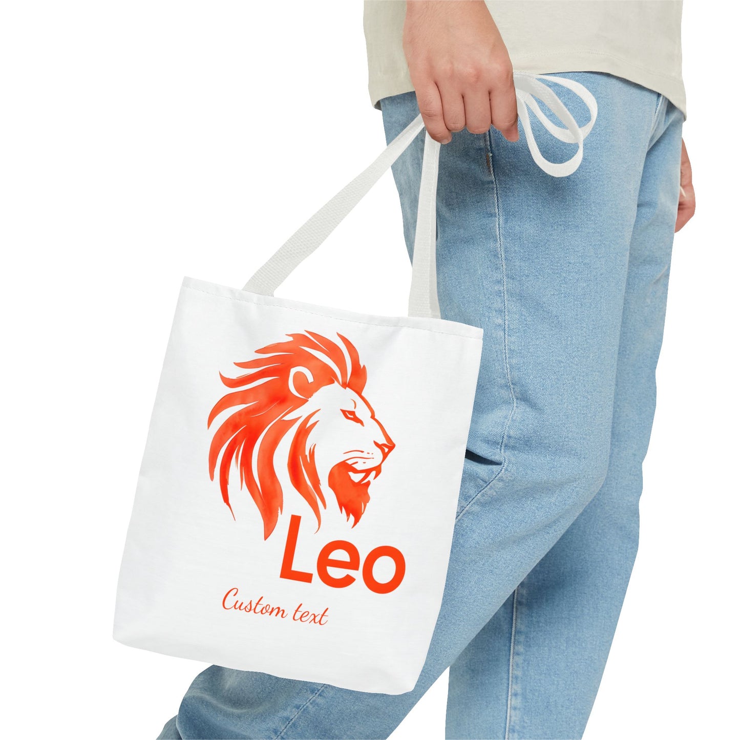Leo Zodiac Personalized Tote Bag, Artistic Tote Bag, Astrology Lover, Trendy Tote Bag, Weekender, Aesthetic Tote