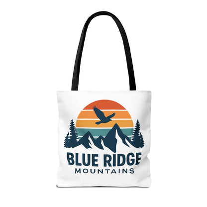 Blue Ridge Mountains Tote, Blue Ridge Parkway Bag, Appalachian Trail Tote, Smokey Mountains Gift, North Carolina Gift