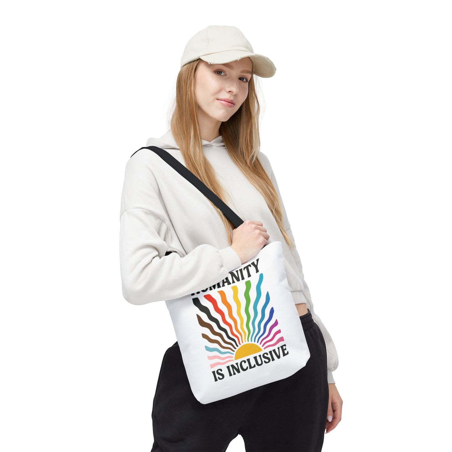 Humanity Is Inclusive Tote Bag, Pride Month Tote, LGBT Tote, Lesbian Tote, Equal Rights Tote, Trans Tote, Gift