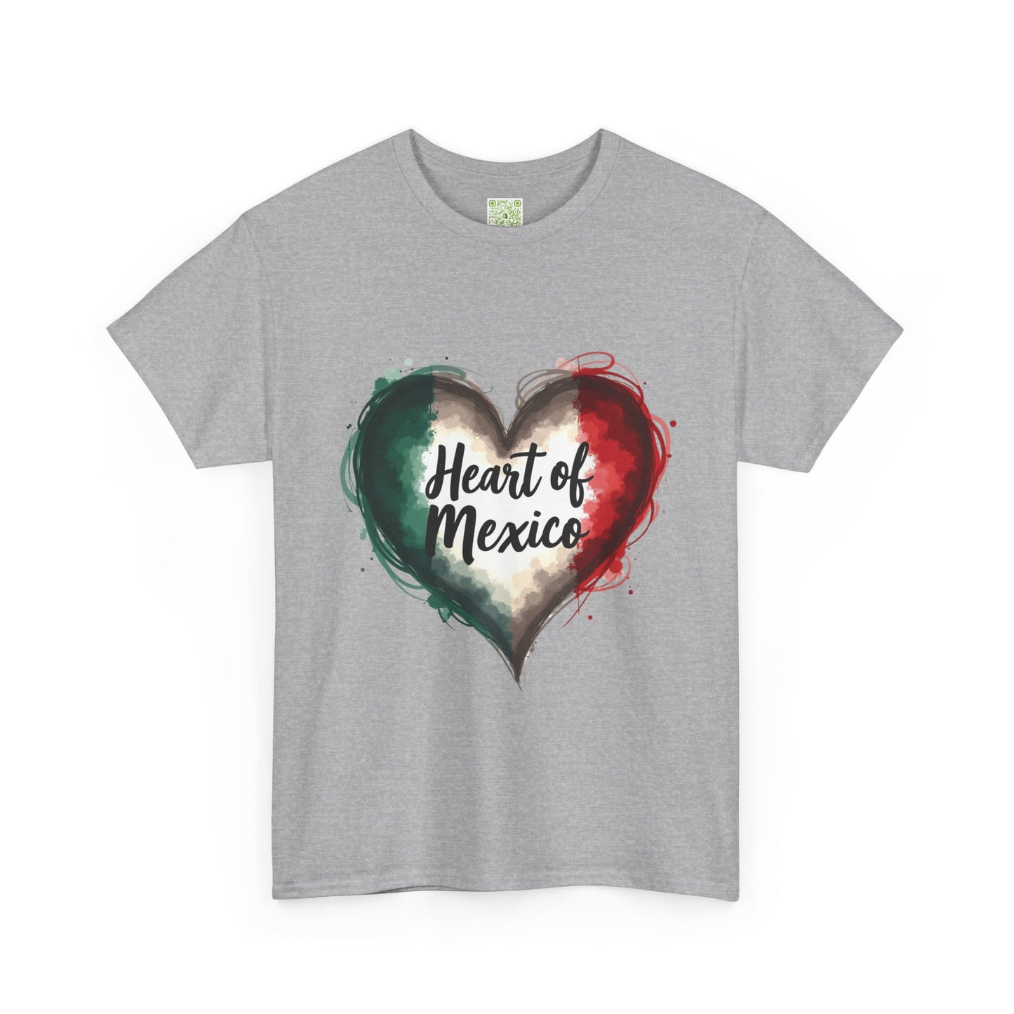 Viva la Vida Heart of Mexico Tee, Unisex Cotton Tee, Celebrate Mexican Heritage, Cinco de Mayo, Gift for Culture Lovers, Mexican Pride Tee