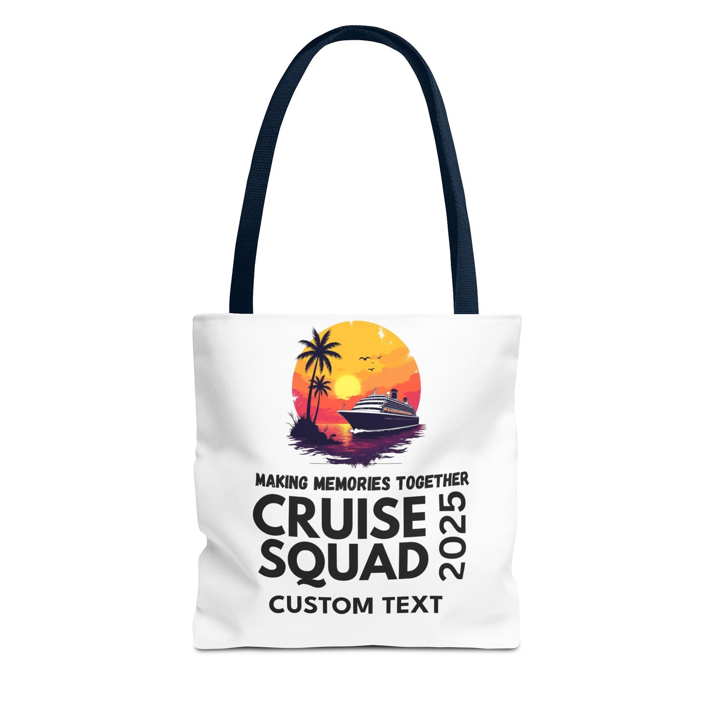 Personalized Cruise Squad Tote Bag, Family Cruise 2025, Matching Tote Bag, Vacation Tote, Family Vacation 2025, Cruise Bag