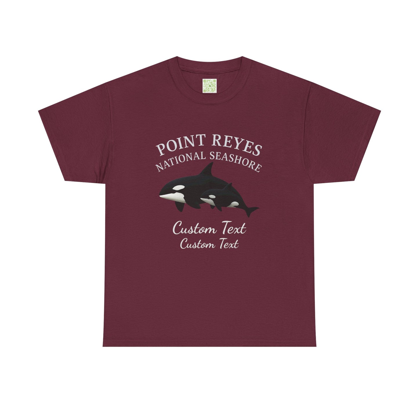 Point Reyes National Seashore Orca Tee, Marin County Whale Shirt, California Coast T-shirt, Pacific Ocean Gift, Whale Watching Apparel