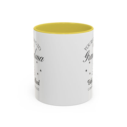 You’re Going to Be a Grandma Mug, Pregnancy Announcement Coffee Cup, New Grandma Gift, Baby Reveal Mug for Grandparents, 2025 Baby Announcement