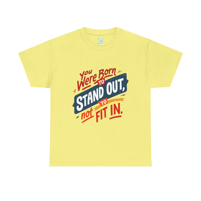 Enneagram 4 You Were Born to Stand Out Tee, Motivational Graphic Tshirt, Creative Souls Gift, Casual Wear, Unisex Tee