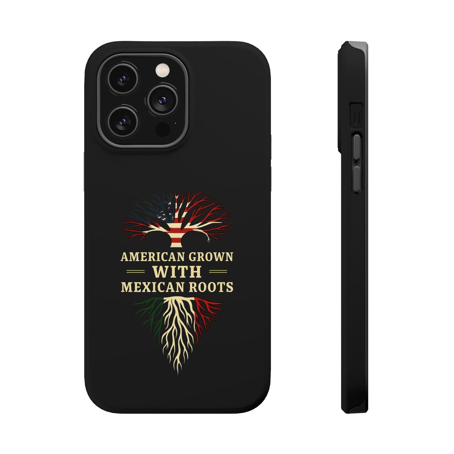 American Grown Magnetic Phone Case, Custom Tough Phone Cover, Unique Phone Accessory, Gift for Her, Multicultural Pride