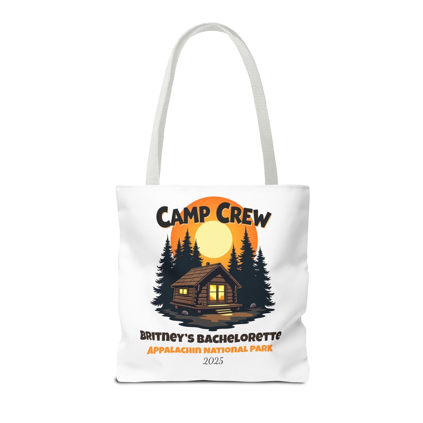 Bachelorette Camp Crew Tote Bag, Bride Beach Bag, Camp Bride, Camping Bach, Bridal Tote Bag, Custom Beach Bag