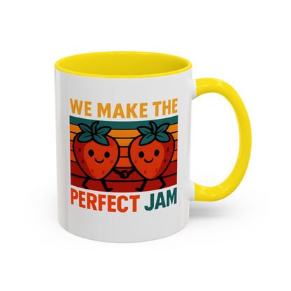 Humorous Strawberry Jam Coffee Mug, Summer Vibes Mug, Strawberry Mug, Food Humor Mug, Hilarious Mug, Gift Idea