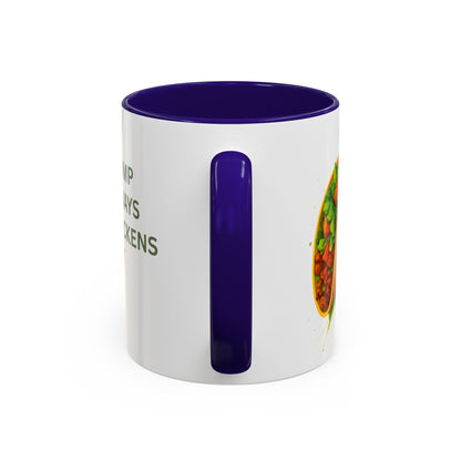 Trump Always Chickens Out TACO Mug, Subtle Anti Trump, Democrat Gift Mug, Funny Liberal Gift, Political Mug