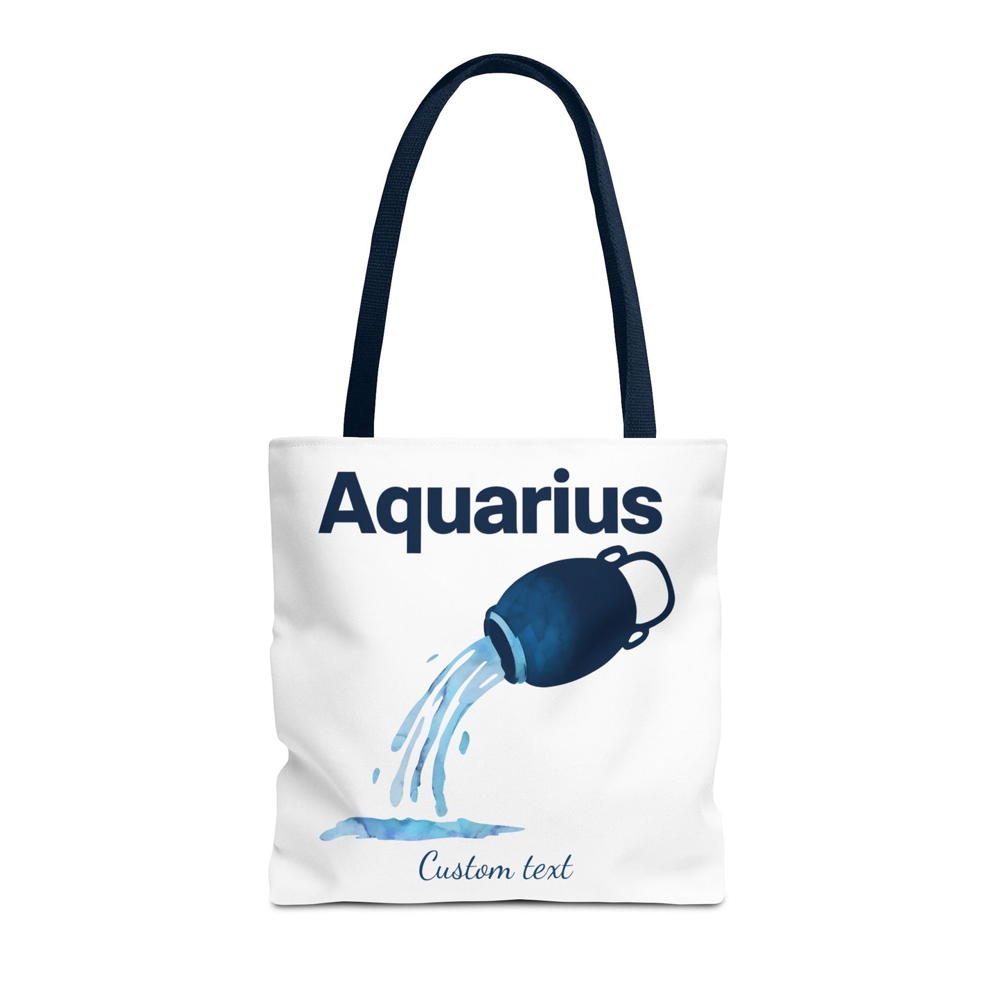Aquarius Zodiac Personalized Tote Bag, Astrology Lover, Trendy Tote Bag, Aquarius Birthday Gift, Weekender Bag