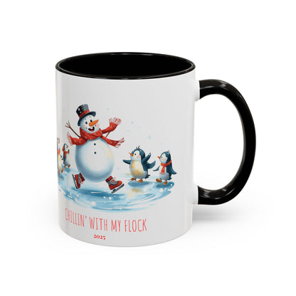 Christmas Snowman Mug – Cute Holiday Coffee Cup, Snowman Lover Gift, Hot Chocolate Mug, Christmas Cocoa Cup, Gift for Her 2025