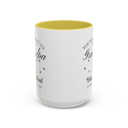 You’re Going to Be a Grandpa Mug, Pregnancy Announcement Coffee Cup, New Grandpa Gift, Baby Reveal Mug for Grandparents, Personalized Baby Announcement