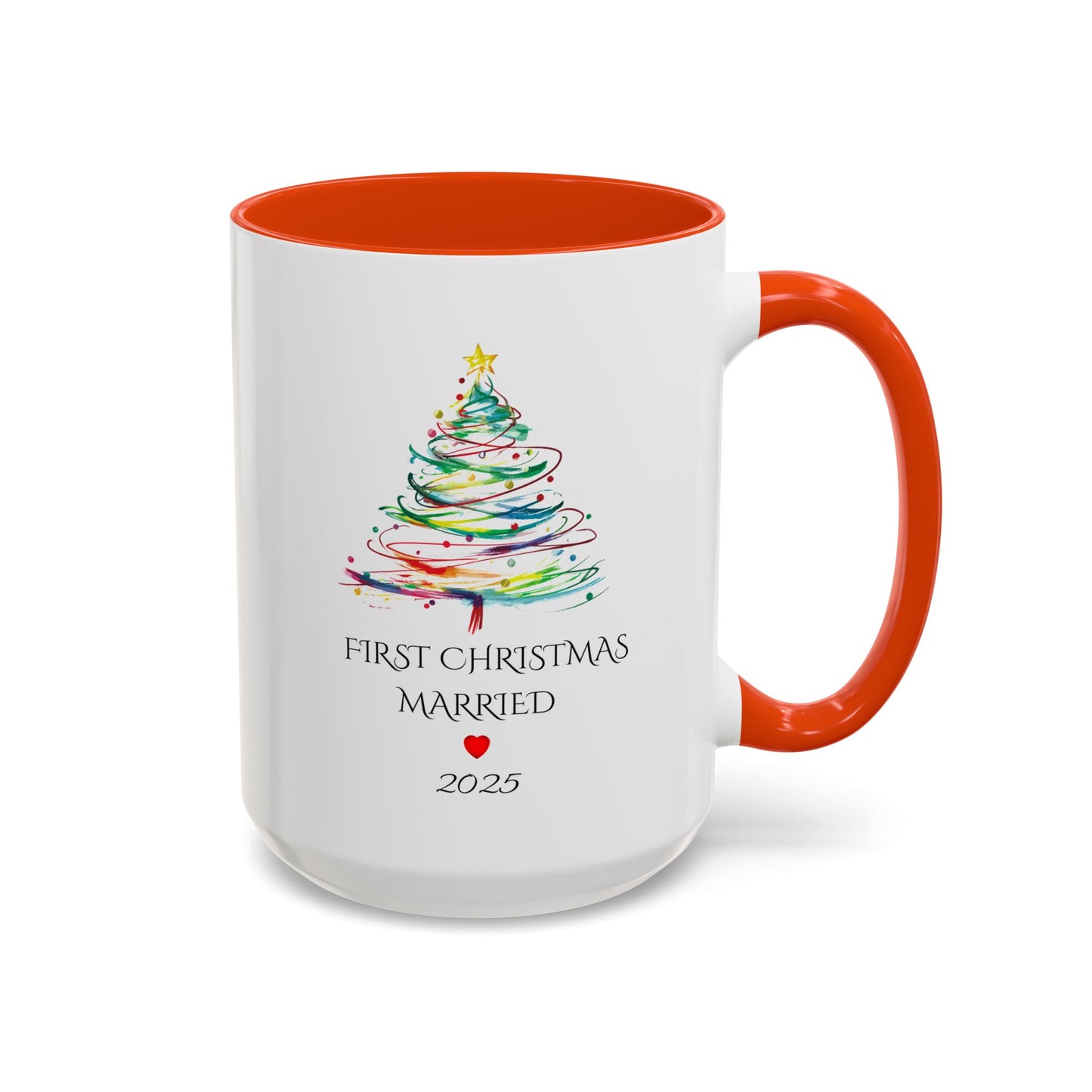 First Year Married Mug, Mr and Mrs Mug, Couple Mug, First Christmas Married, Just Married Gift, Newlywed Gift Ideas