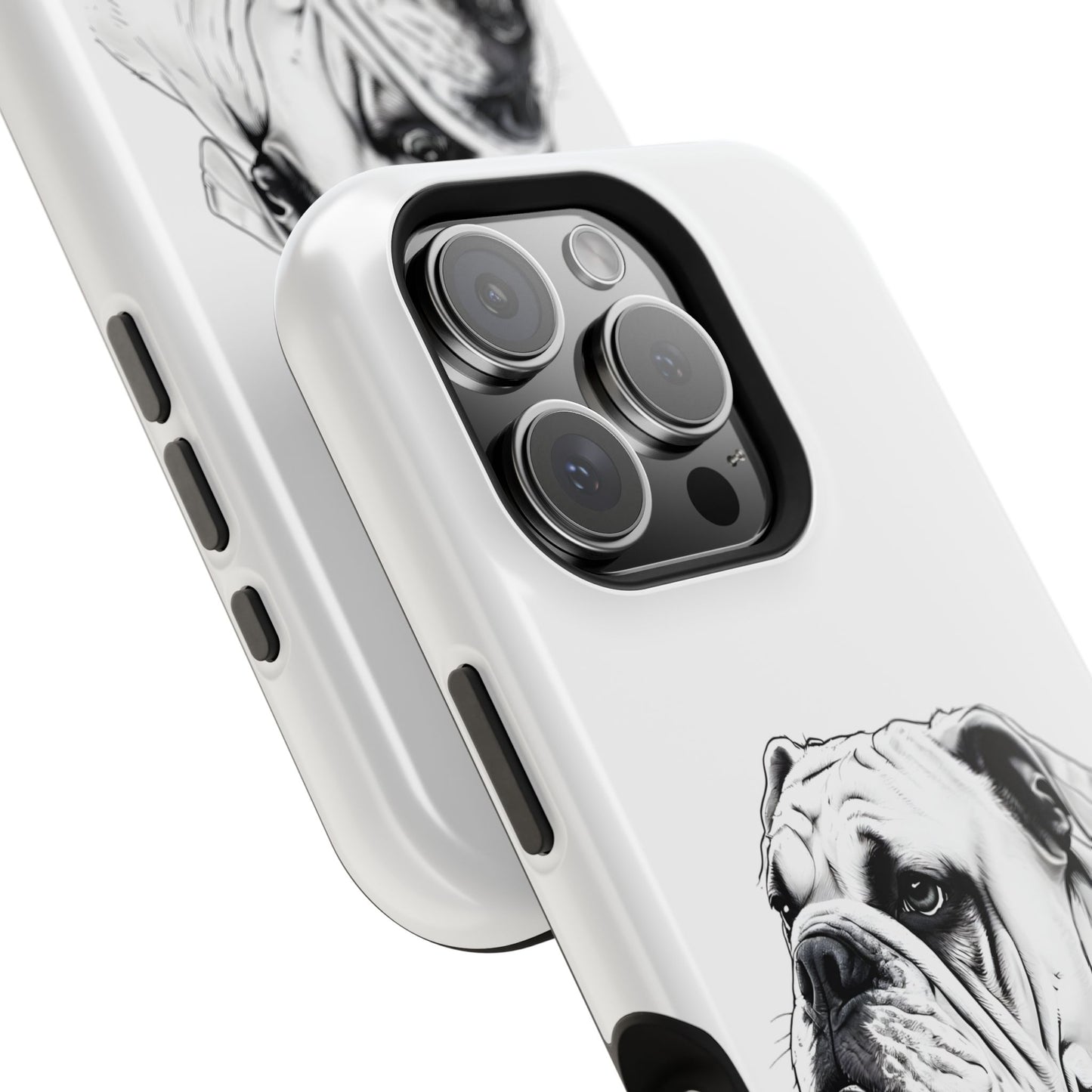 Bulldog Magnetic Tough Cases - Durable Phone Protection, Pet Lovers Gift, Animal Accessories, Unique Design, Personalized Tech