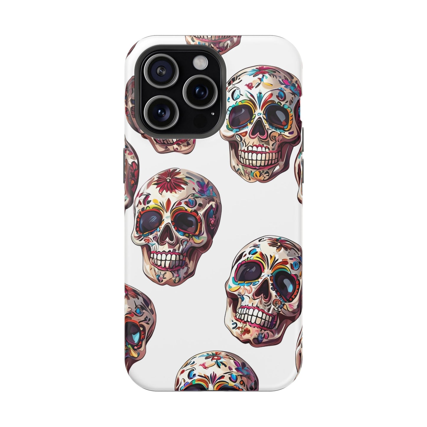 Sugar Skull Phone Case, Dia De Los Muertos, Day Of The Dead, Mexican Tradition, Sugar Skull Art, Wireless Charger