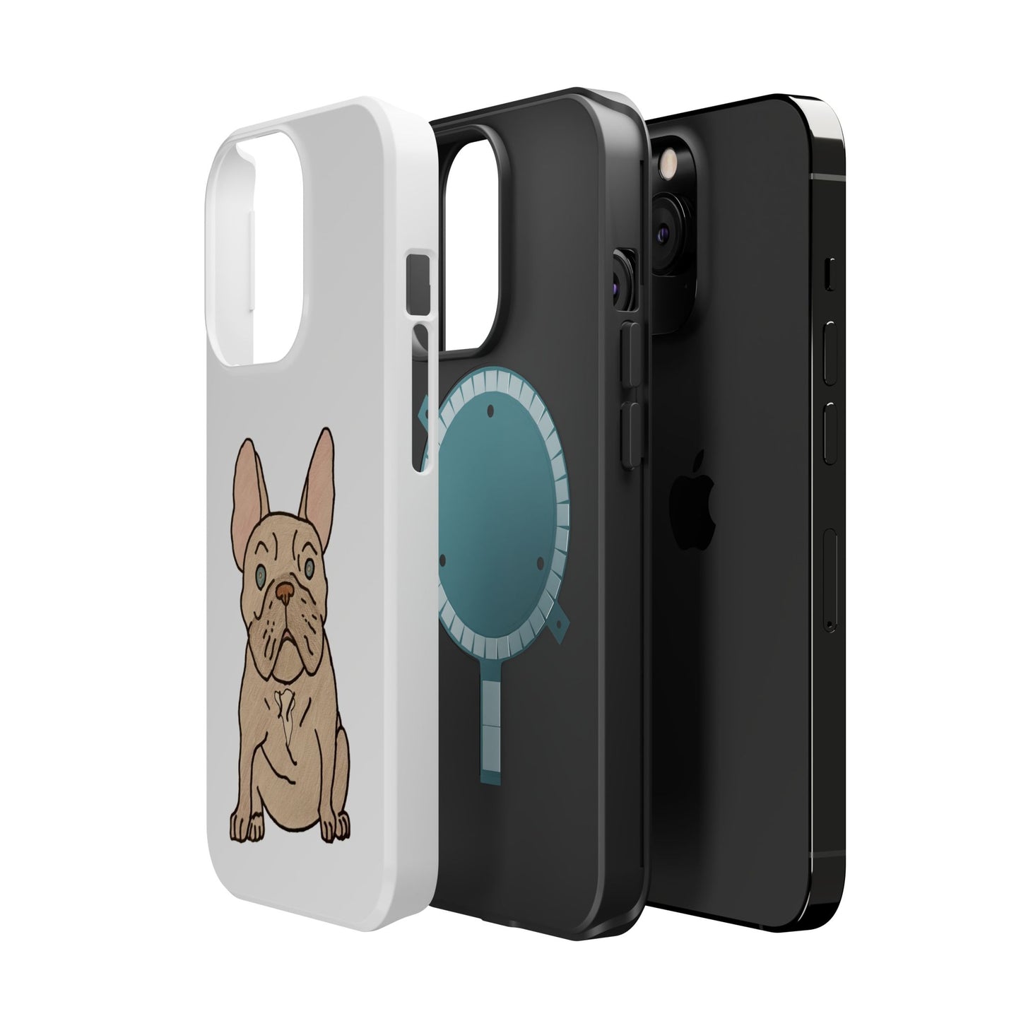 French Bulldog Magnetic Tough Case, Cute Pet Phone Cover, Dog Lover Gift, MagSafe Phone Protector, Unique Phone Accessory