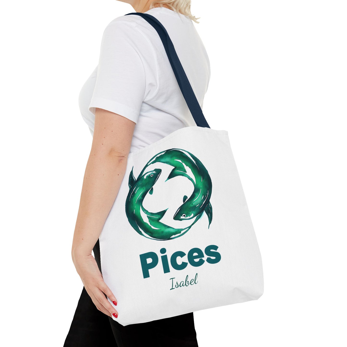 Pices Zodiac Personalized Tote Bag - Astrology Inspired, Gift for Taurus, Festival Tote, Astrology Lover's Bag, Horoscope Gift