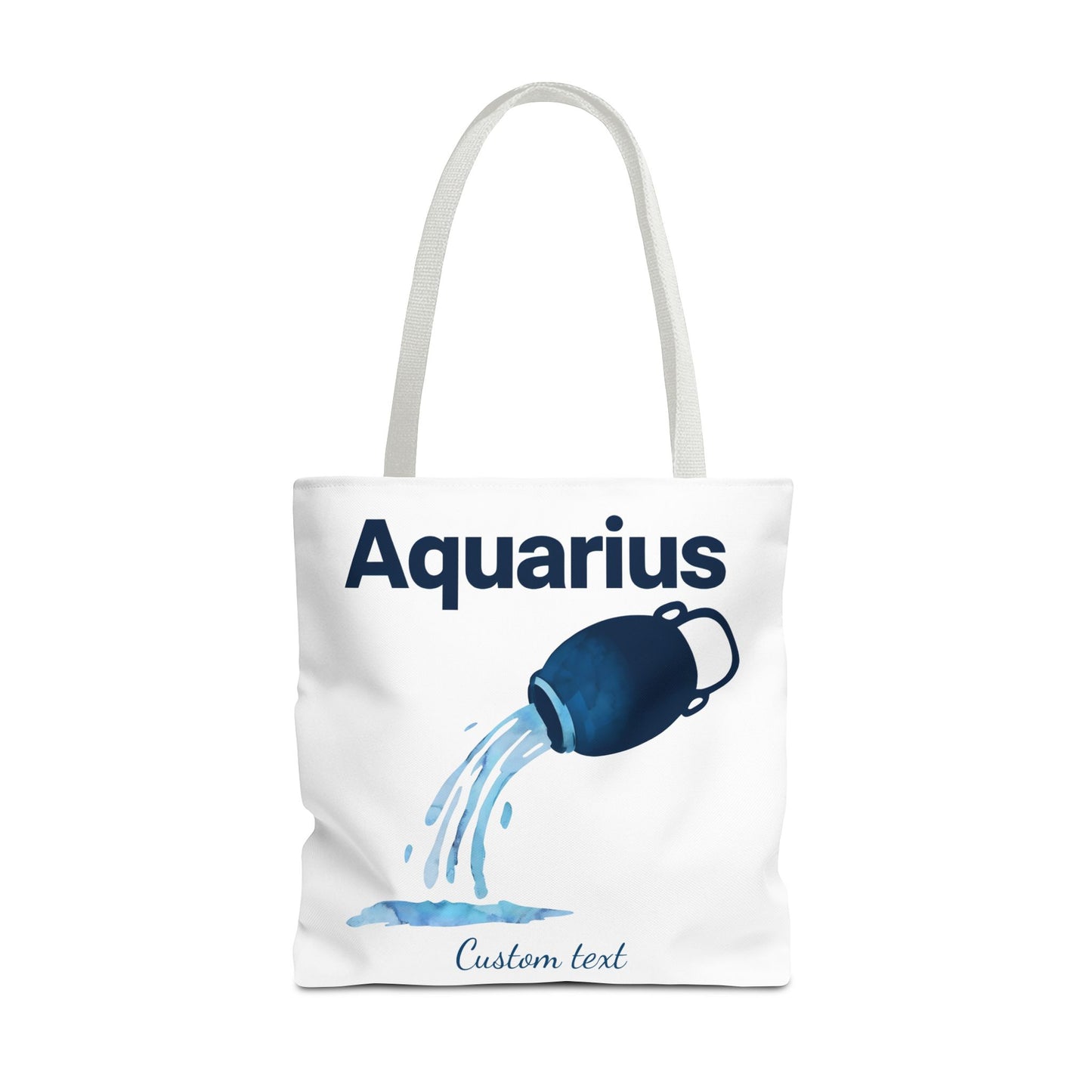 Aquarius Zodiac Personalized Tote Bag, Astrology Lover, Trendy Tote Bag, Aquarius Birthday Gift, Weekender Bag