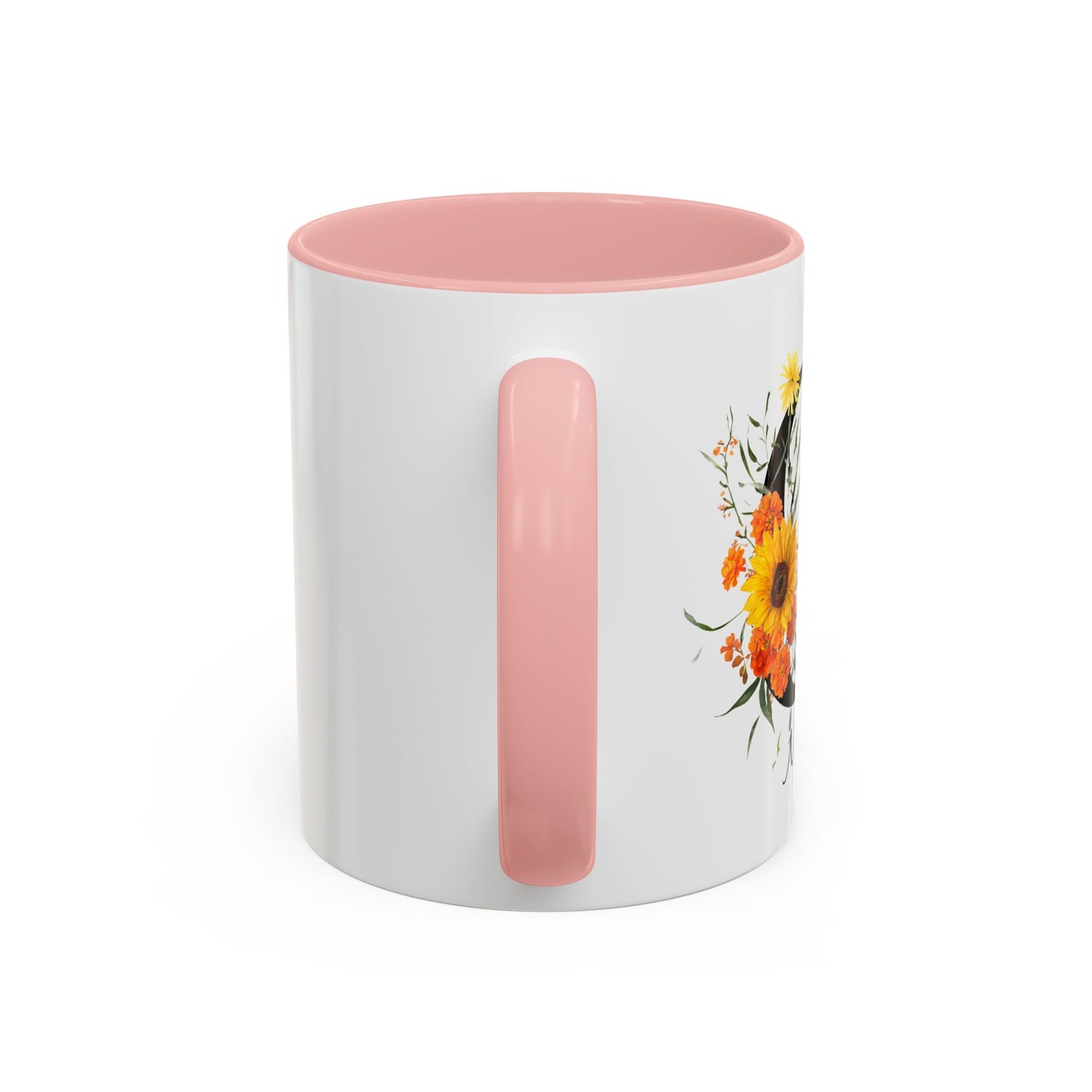 Personalized Floral Monogram - Letter G - Elegant Accent Coffee Mug – Personalized Mothers Day Gift