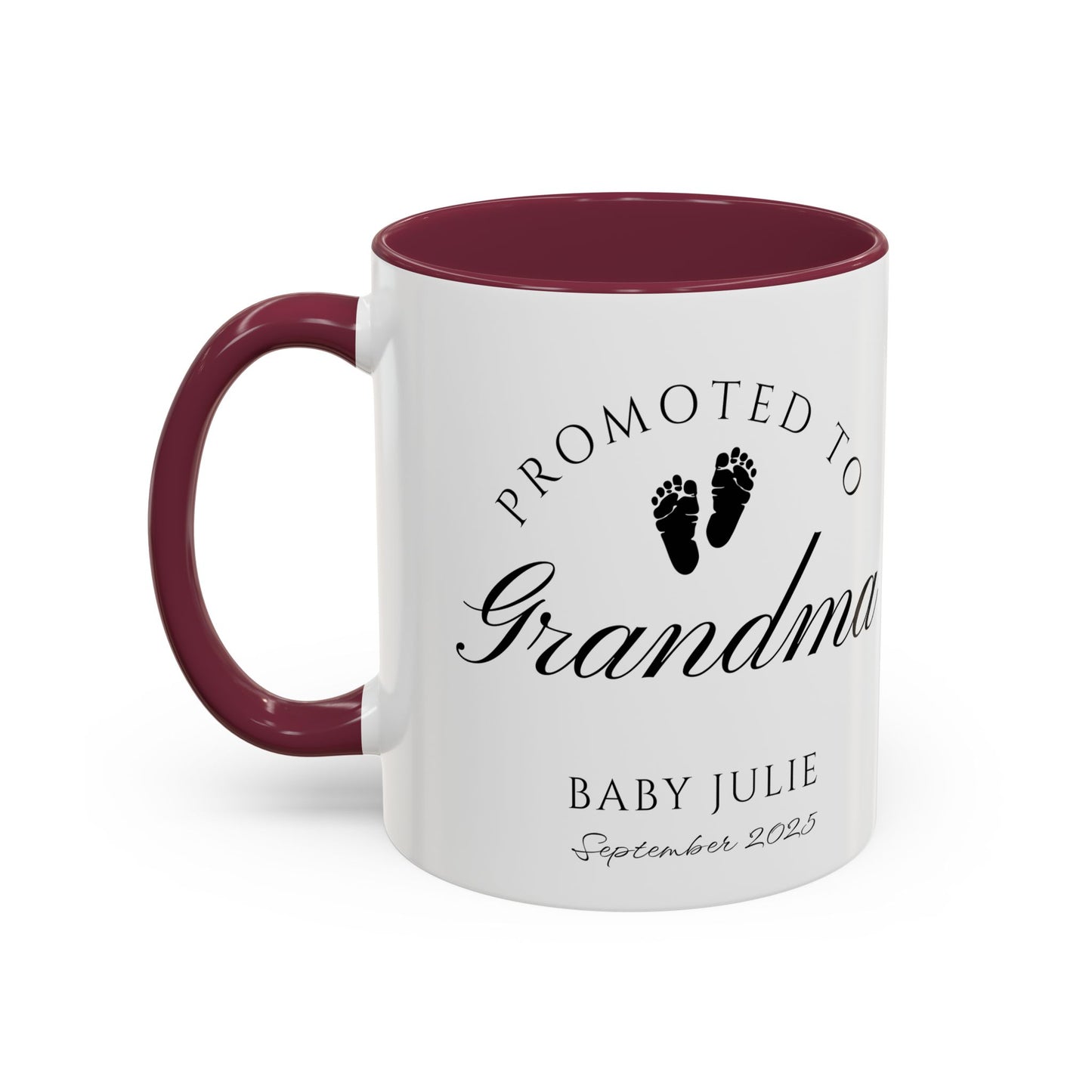 Promoted to Grandma Mug, Pregnancy Announcement Coffee Cup, Baby Reveal Gift, New Grandparent Mug, Grandma to Be Gift, Custom Baby Announcement