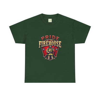 Fireman Shirt Pride of the Firehouse, Firewoman Tee, Firefighter Shirt, First Responder Gift, Fire Rescue, Thin Red Line