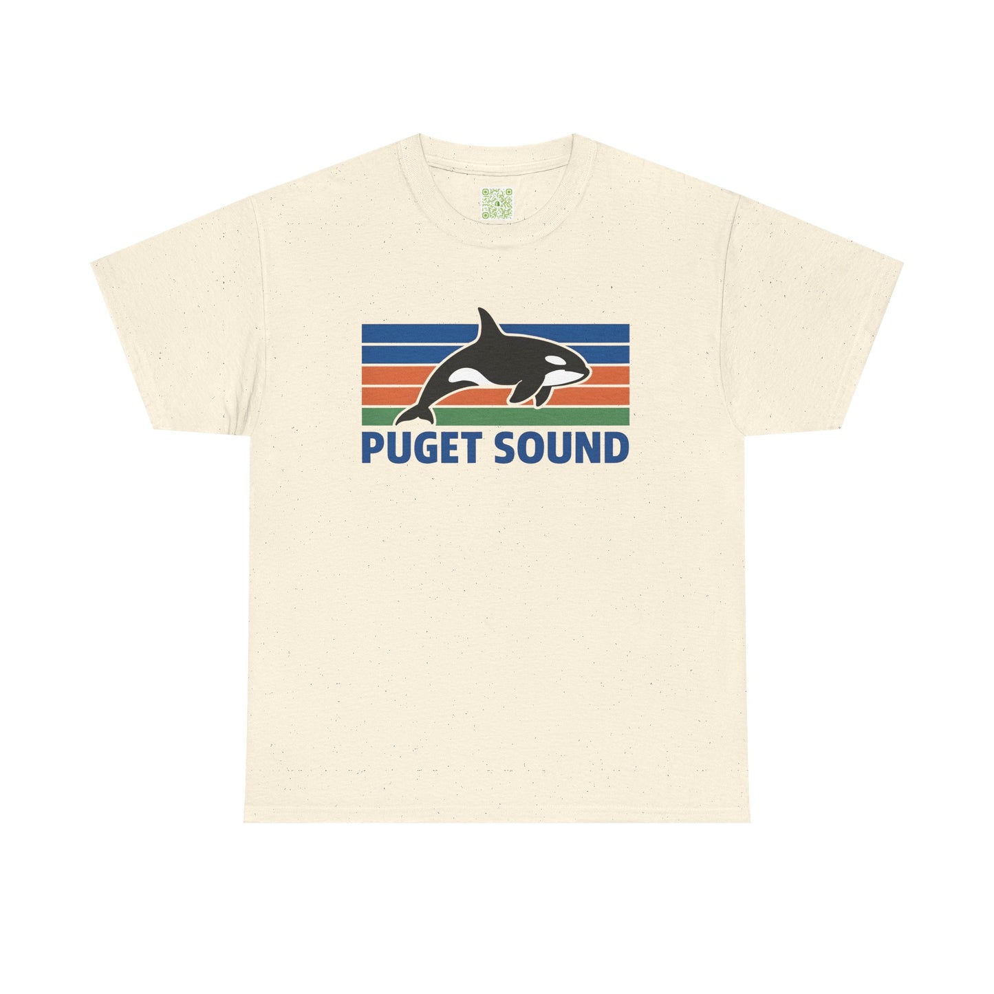 Puget Sound Orca Graphic Tee, Orca Whale Shirt, Unisex Whale Tshirt, Respect The Locals, Whale Watching Shirt