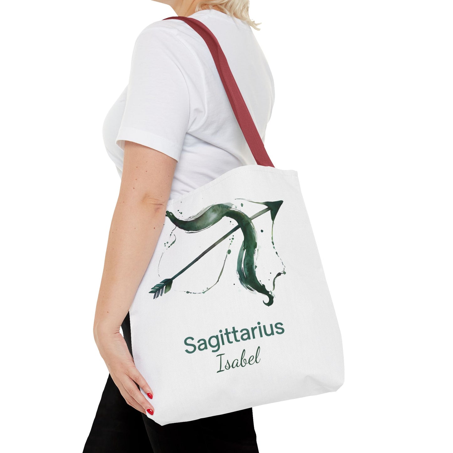 Sagittarius Zodiac Personalized Tote Bag, Astrology Lover Tote, Artistic Tote Bag, Aesthetic Weekender, Sagittarius Gifts