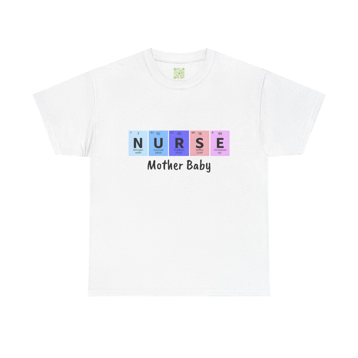 Postpartum Nurse Periodic Table Elements Tee,  Mother Baby Nurse Shirt, Nurse Practitioner, Unisex Tee Gift