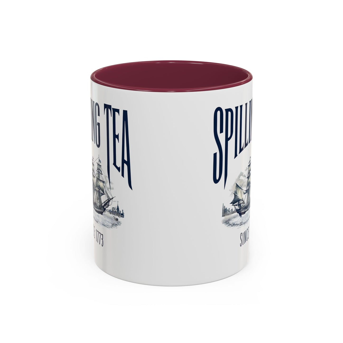 Spilling Tea Since 1773 Coffee Mug, Patriotic Coffee Mug, Funny Patriot Gift, American Freedom, Memorial Day