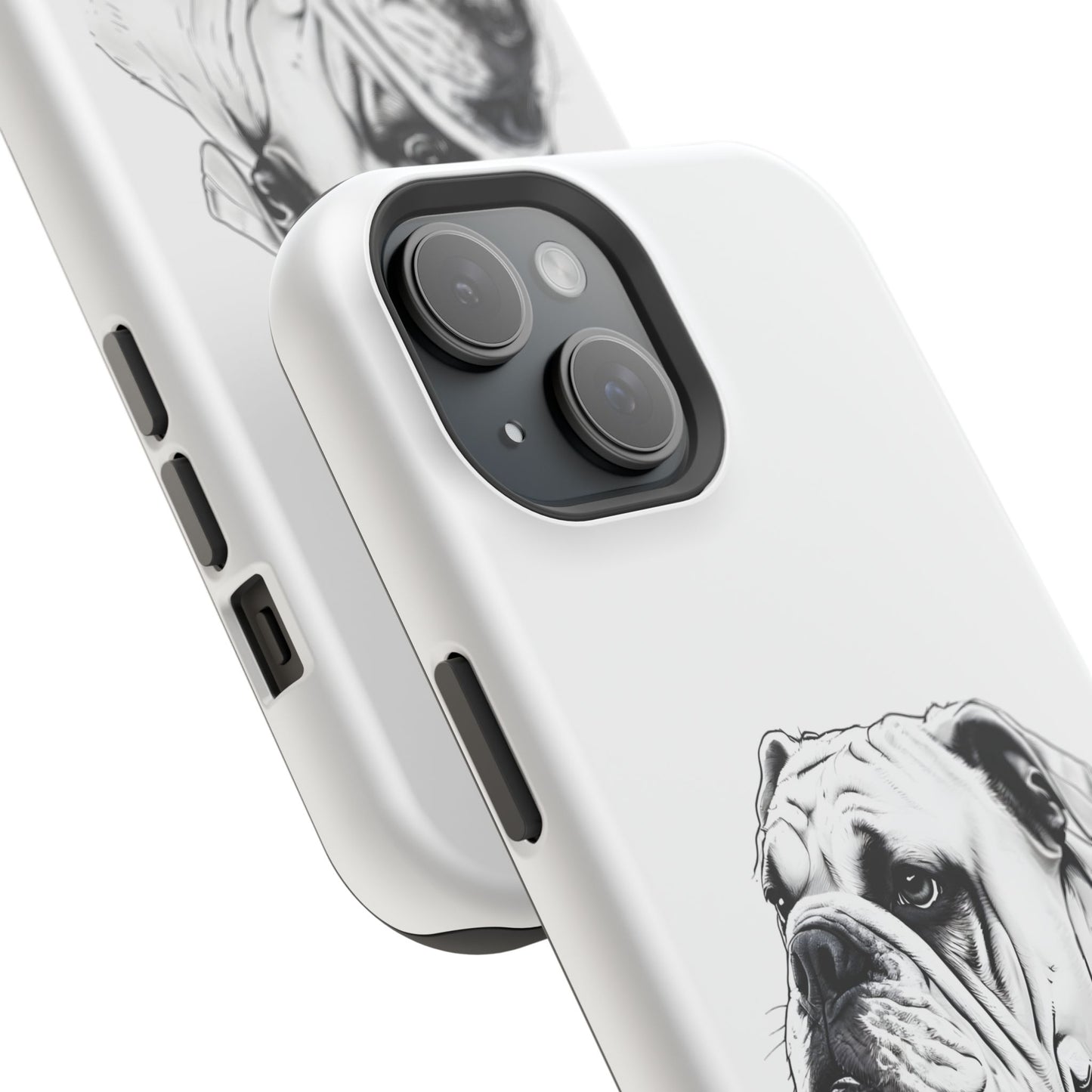 Bulldog Magnetic Tough Cases - Durable Phone Protection, Pet Lovers Gift, Animal Accessories, Unique Design, Personalized Tech