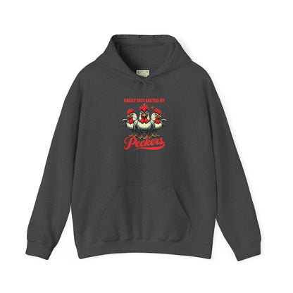 Easily Distracted By Peckers Hoodie | Naughty Tee Vibes & Dirty Joke Fun