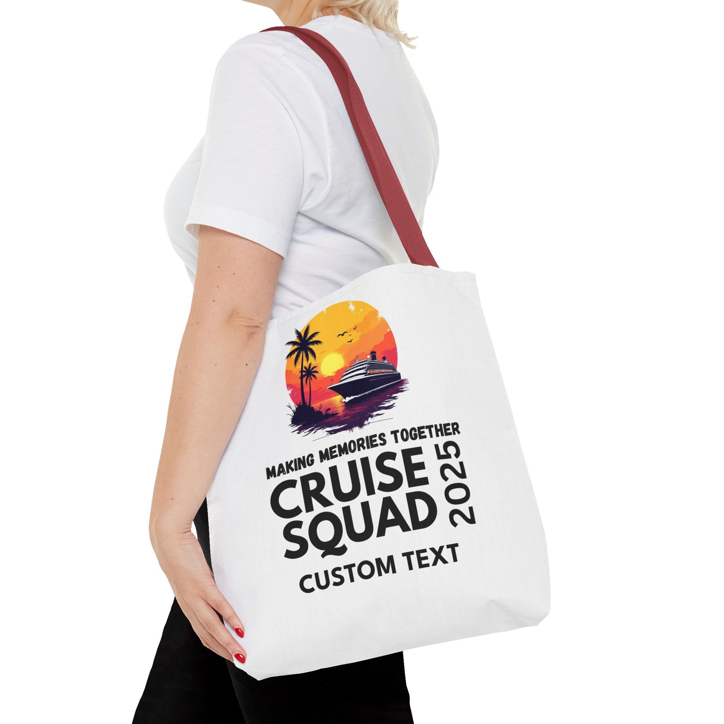 Personalized Cruise Squad Tote Bag, Family Cruise 2025, Matching Tote Bag, Vacation Tote, Family Vacation 2025, Cruise Bag