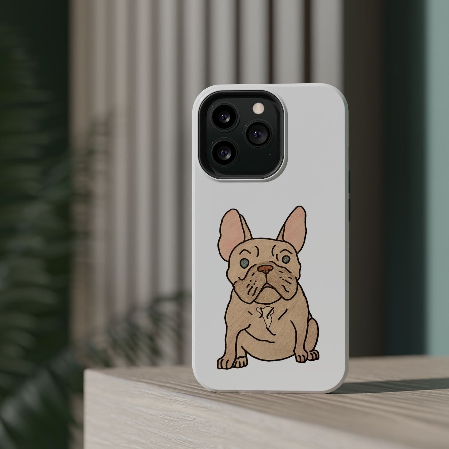 French Bulldog Magnetic Tough Case, Cute Pet Phone Cover, Dog Lover Gift, MagSafe Phone Protector, Unique Phone Accessory