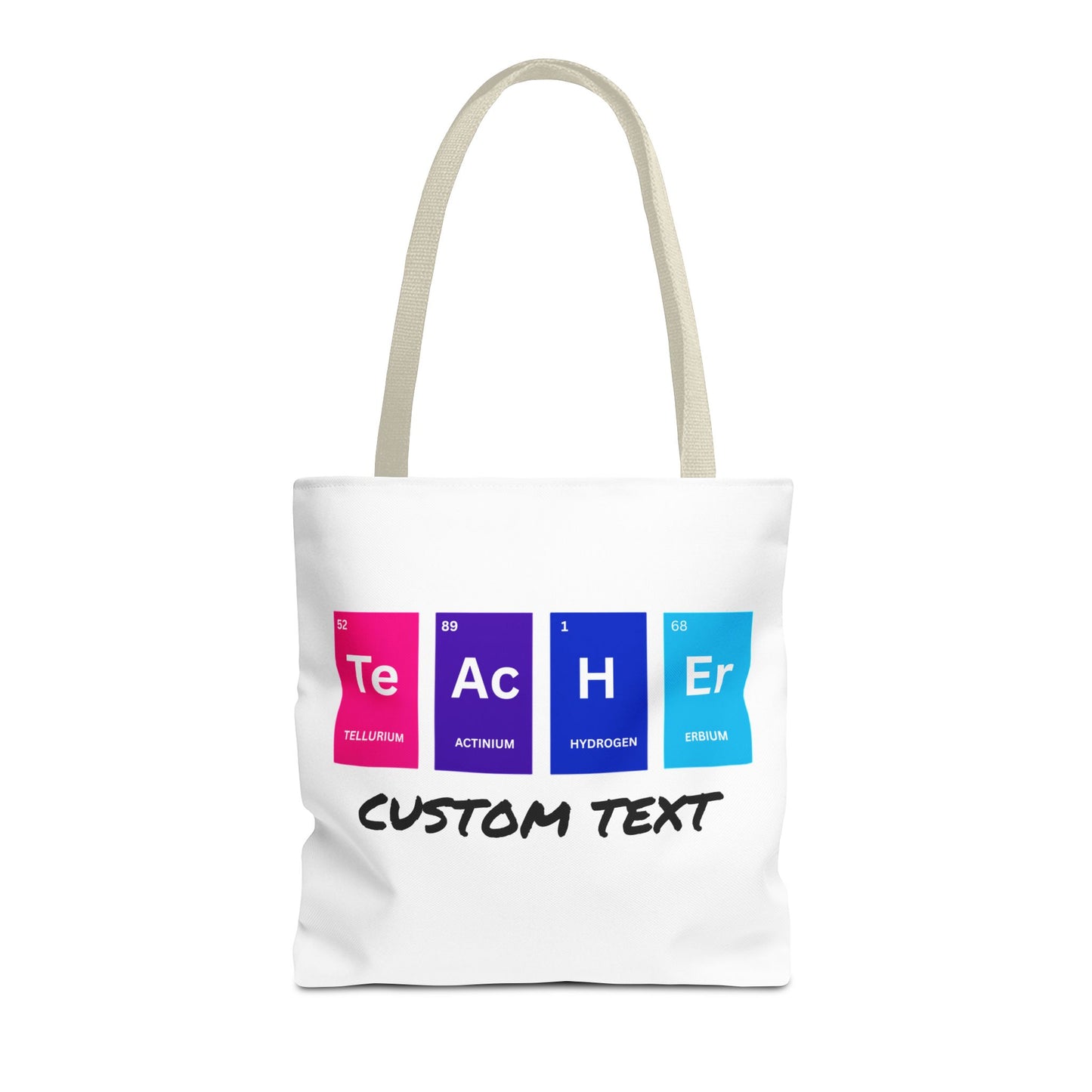 Personalized Science Teacher Tote, Periodic Table Tote, Chemist Tote, Chemistry Teacher, Science Gift, Teacher Appreciation
