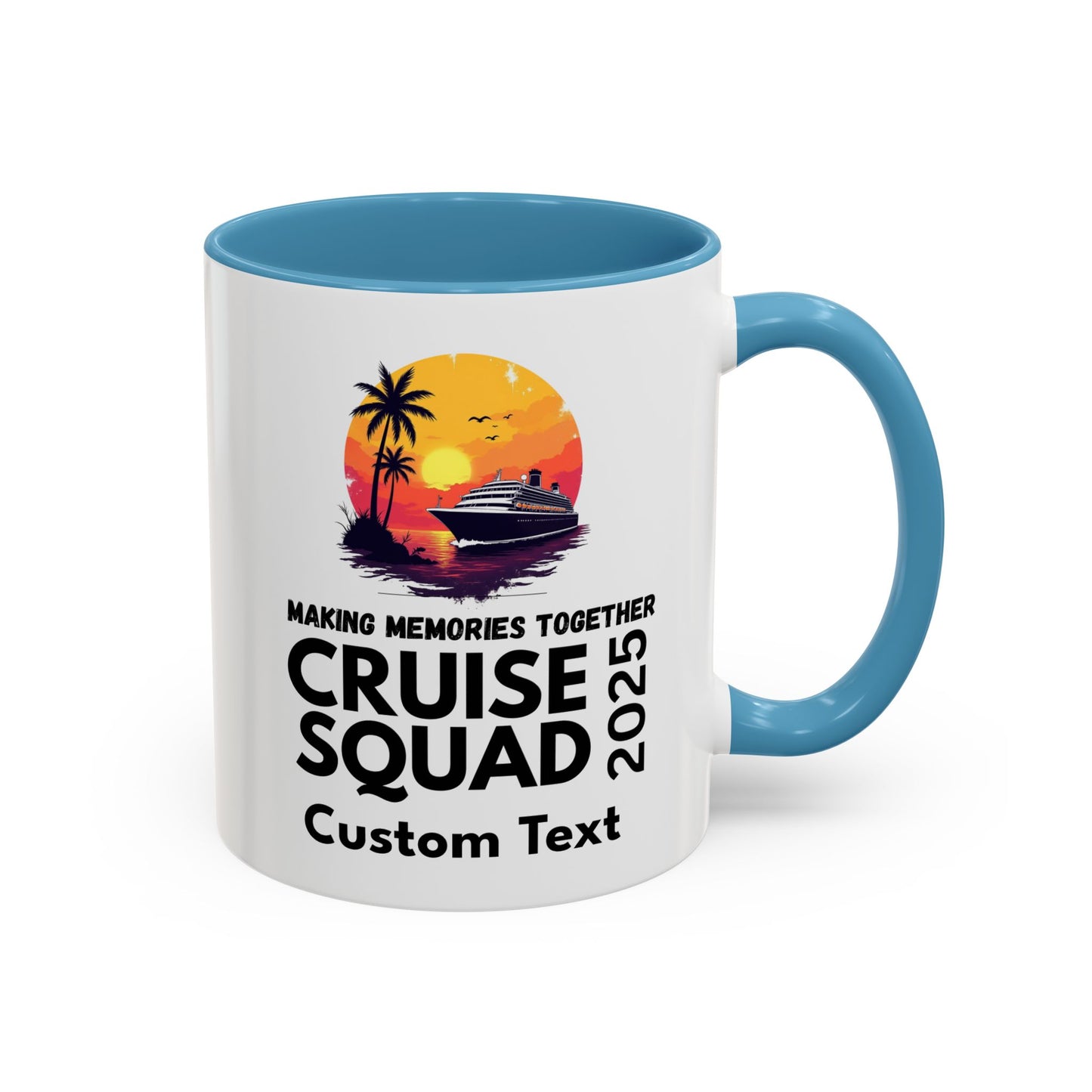 Personalized Cruise Squad Mug, Cruise Party Mug, Group Cruise Mug, Cruise 2025 Mug, Matching Cruise Mug, Family Travel Mug