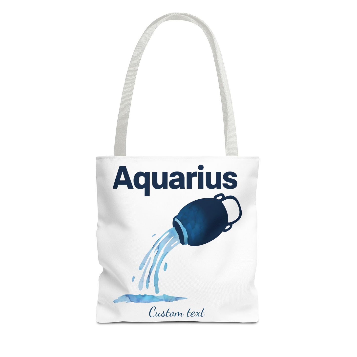 Aquarius Zodiac Personalized Tote Bag, Astrology Lover, Trendy Tote Bag, Aquarius Birthday Gift, Weekender Bag