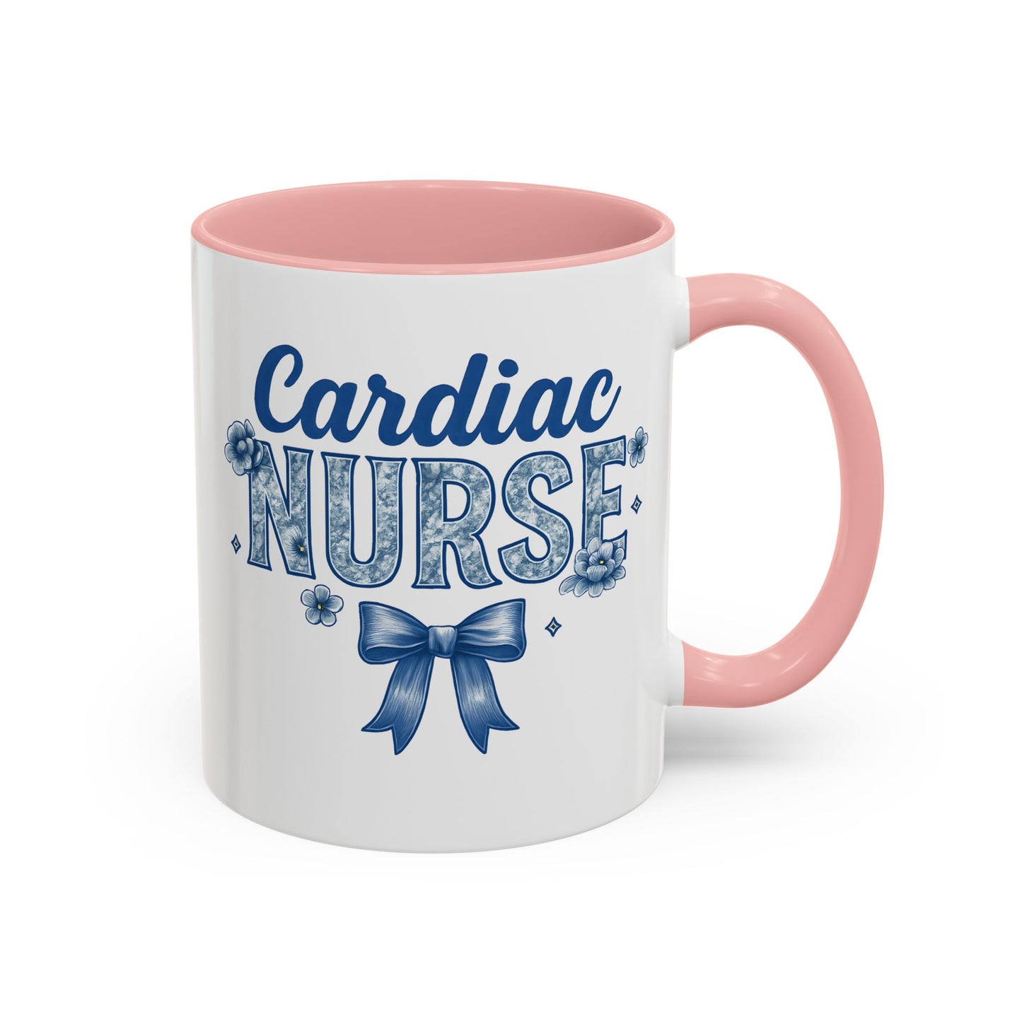 Chinoiserie Nurse Mug, Cardiac Nurse Mug, Cardiac ICU Mug, CVICU Nurse Mug, Cardiology Nurse Gift, Nurse Team Mug