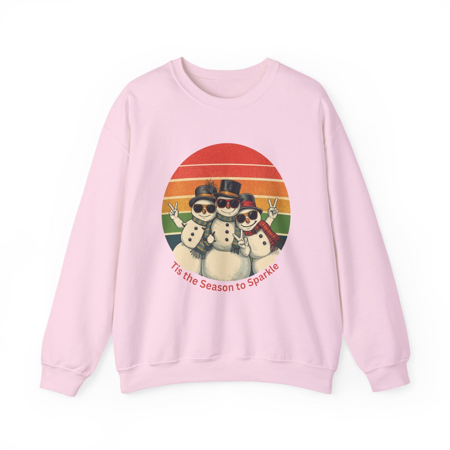 Festive Retro Snowman Sweatshirt, Snowman Apparel, Funny Snowman, Cute Snowman Shirt, Let It Snow, Snowman Lover Gift