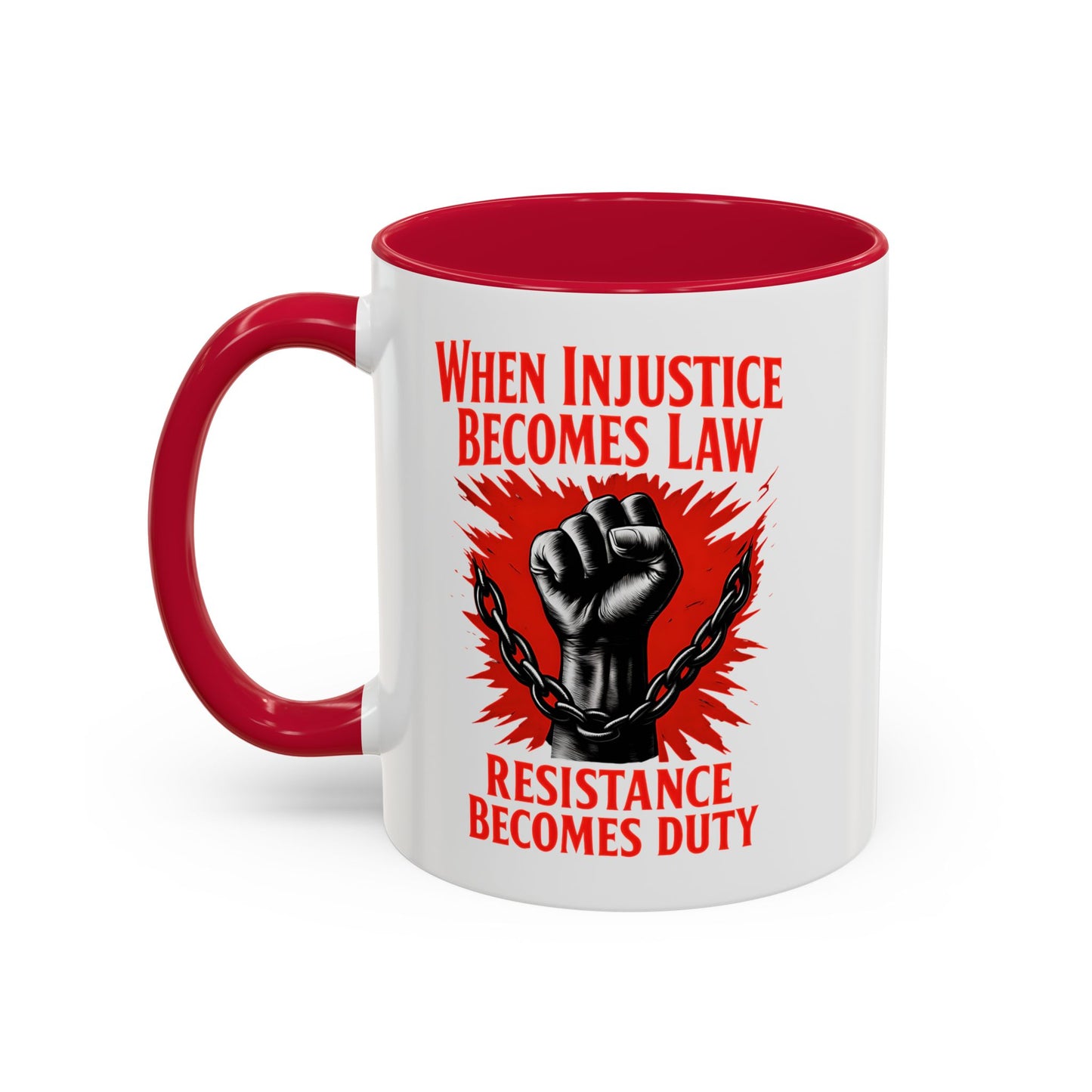 anti trump mug, chinga la mirgra, When Injustice Becomes Law, Resistance Mug, Social Justice Mug, Equality Coffee Cup, Resist Mug Gift
