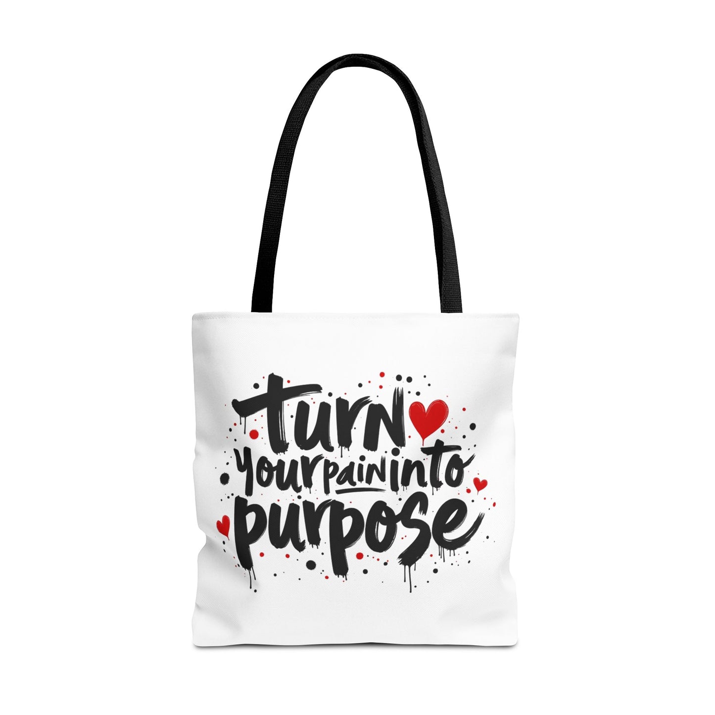 Enneagram 4 Inspirational Tote Bag, Turn Your Pain Into Purpose, Enneagram Type 4, Self Growth, Personality Types