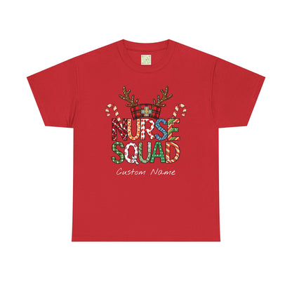 Personalized Nurse Squad Holiday Tee, Snowman Shirt, Christmas Womens, Future Nurse Gift, Nurse Gift, Gift For Nurse