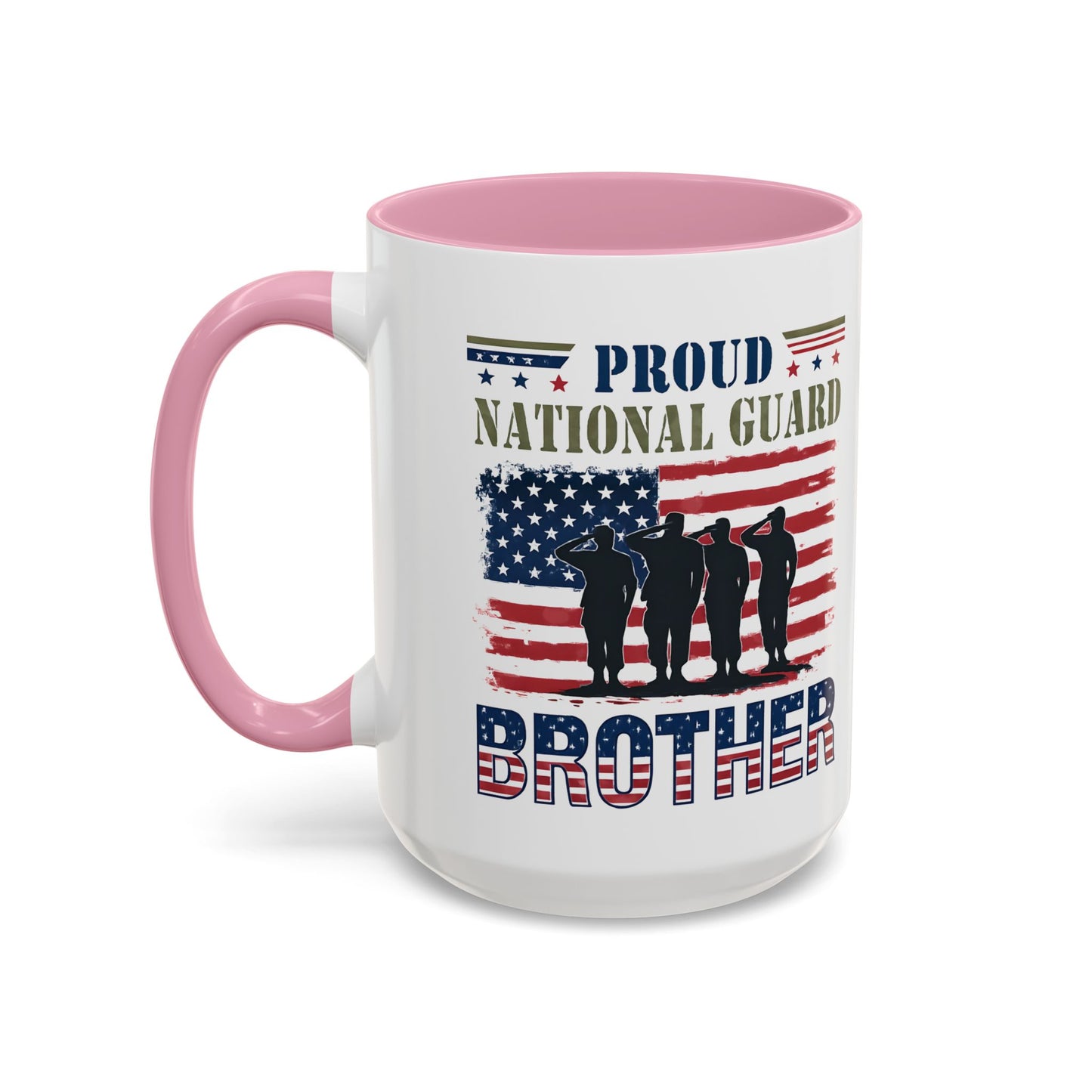 National Guard, Proud Brother Coffee Mug, Veteran Appreciation Mug, Military Family Gift, Army Gifts, Tactical Gifts
