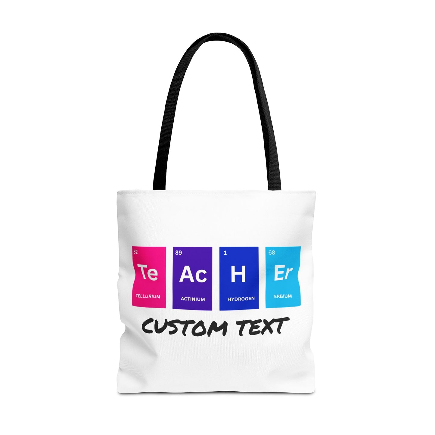 Personalized Science Teacher Tote, Periodic Table Tote, Chemist Tote, Chemistry Teacher, Science Gift, Teacher Appreciation
