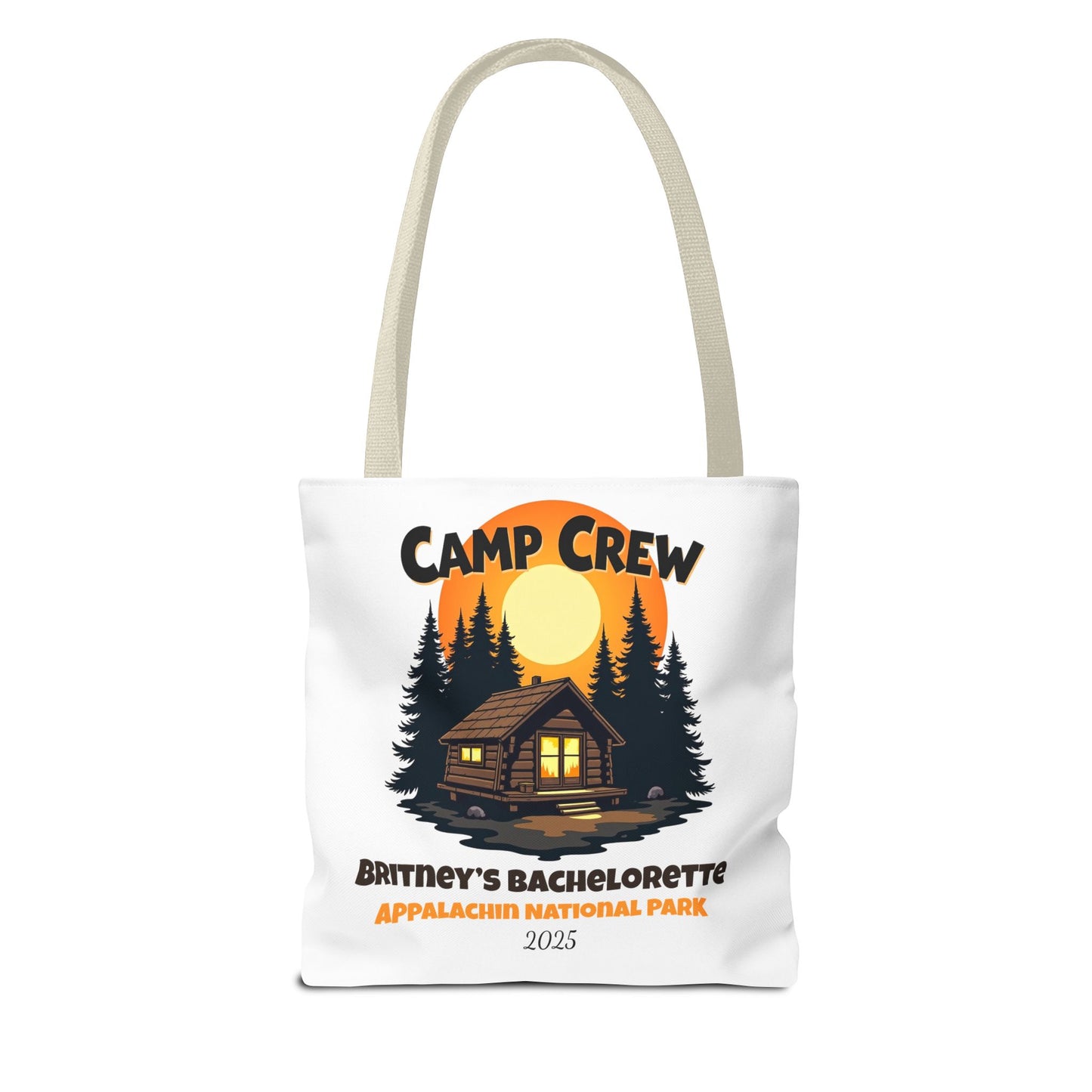 Bachelorette Camp Crew Tote Bag, Bride Beach Bag, Camp Bride, Camping Bach, Bridal Tote Bag, Custom Beach Bag