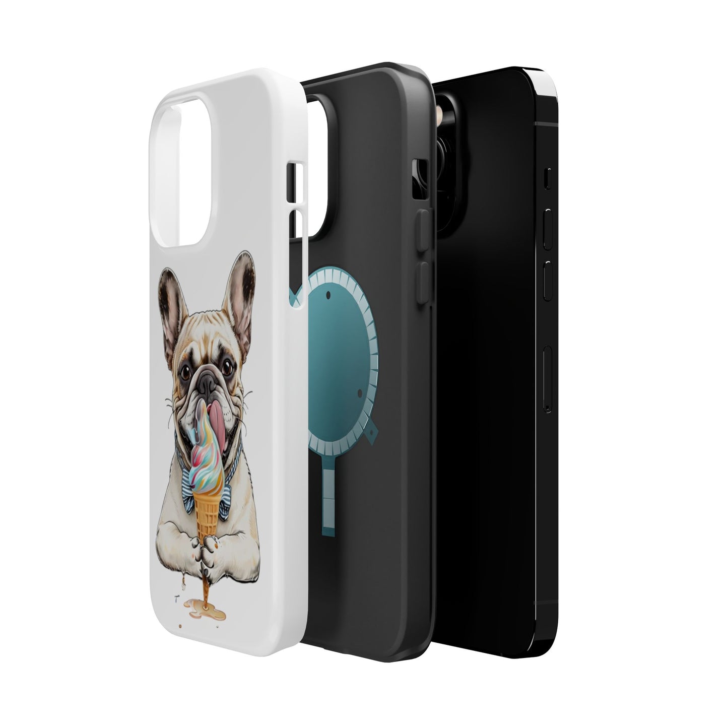 French Bulldog iPhone Case, Ice Cream Phone Case, Frenchie Mom Gift, Dog Phone Case, French Bulldog Lover Gift