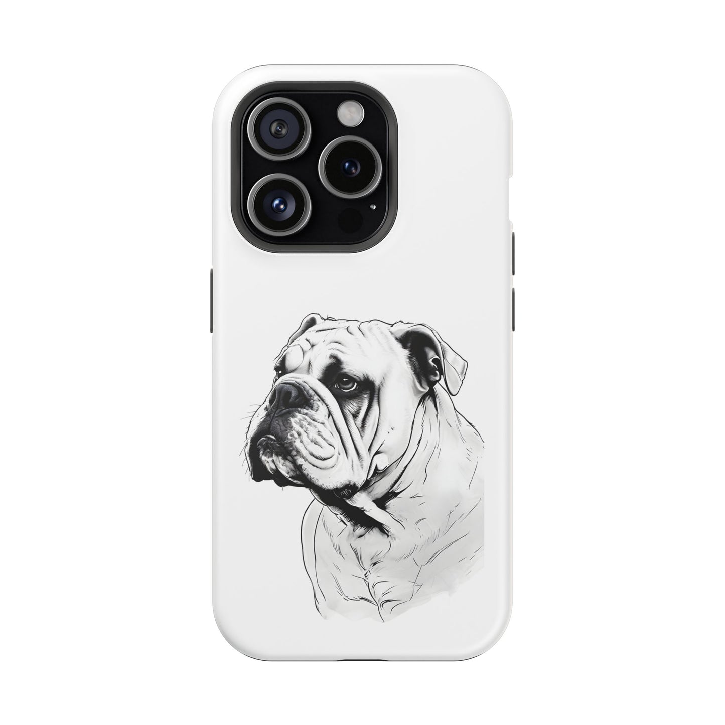 Bulldog Magnetic Tough Cases - Durable Phone Protection, Pet Lovers Gift, Animal Accessories, Unique Design, Personalized Tech