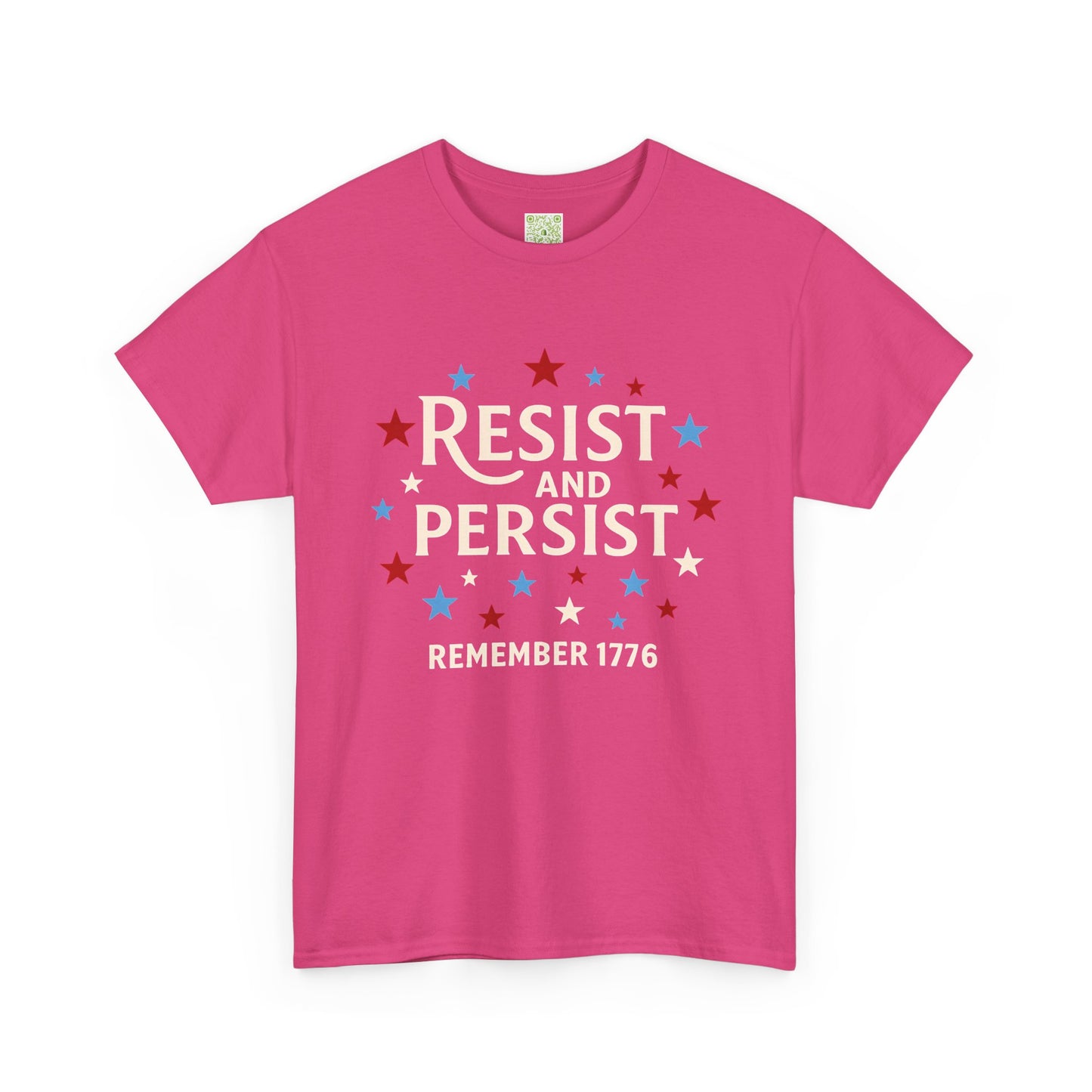 Resist and Persist Tee, Unisex Cotton, Fourth of July Shirt, Memorial Day Shirt, Patriotic Shirt, Freedom Shirt, USA Flag Tee