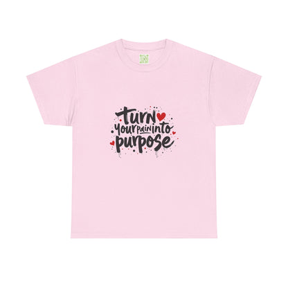 Enneagram Four Shirt, Turn Pain into Purpose Tee, Personality Type 4, Enneagram 4 Tee, Self Growth, Enneagram Types Gift